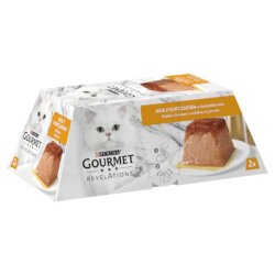 GOURMET REVELATIONS Finom csirkehúsos pástétom szósszal a tetején 2 x 57 g