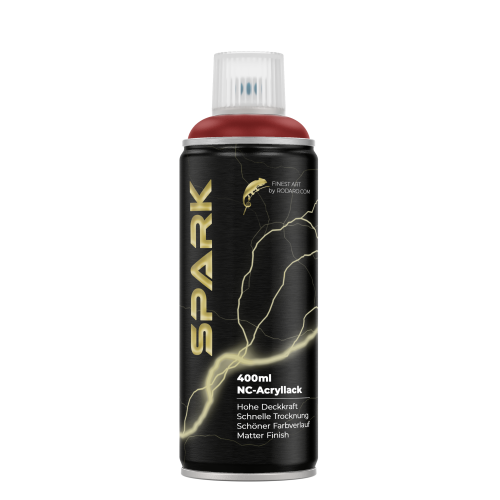 Acryl-Mattsprayfarbe SPARK – rubinrot 400 ml