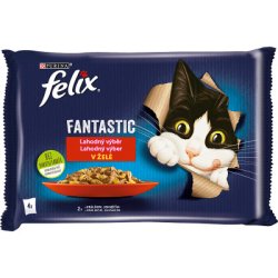 FELIX Fantastic s králikom a jahňacím v želé 4x85g
