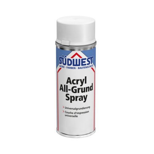 Universal white primer spray SÜDWEST Acryl All-Grund Spray 400 ml