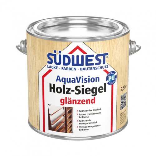 Číry lesklý lak na drevo AquaVision® glänzend