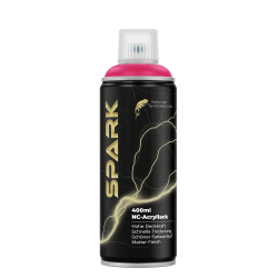 Akrylowa matowa farba w sprayu SPARK – telemagenta 400 ml