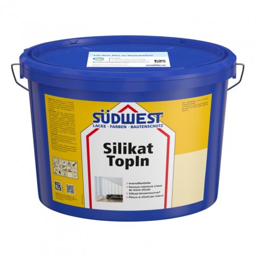 Dead-matt silicate interior paint SilikatTopIn - Colour shades: 9110 white, Packing: 12,5l