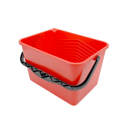 Plastic paint bucket with handle 15 l