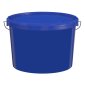 Găleată albastră din plastic cu capac - Ambalare: 12,5l