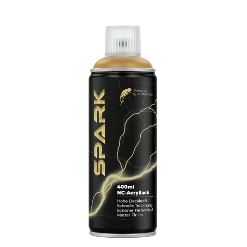 Acryl-Mattsprayfarbe SPARK – beigebraun 400 ml