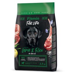 FITMIN dog For Life Janjetina & Riža 2,5kg