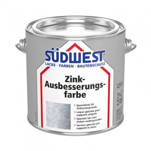 Zinková opravná barva Zink-Ausbesserungsfarbe - Barevné odstíny: šedá, Balení: 0,75l