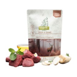 ISEGRIM Roots szarvas és vadhús tasak 410g