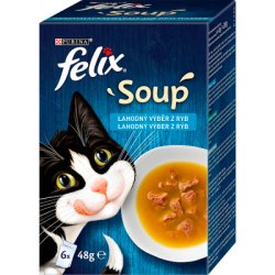 FELIX Soup Köstliche Auswahl mit Kabeljau, mit Thunfisch, mit Scholle 6x48g