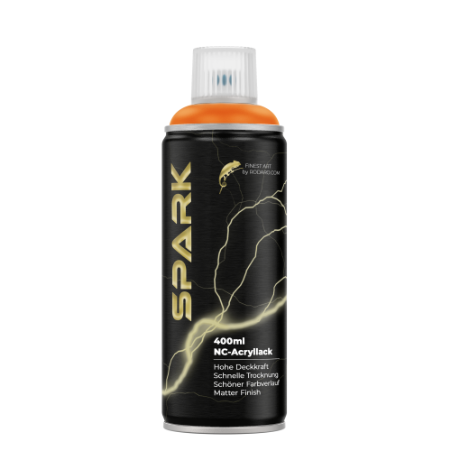 Akrylová matná farba v spreji SPARK - fluorescenčná oranžová 400 ml