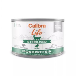 CALIBRA Cat Life Sterilised Kacsa 200g
