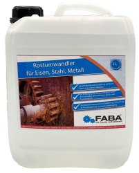 Rozsdaeltávolító FABA Rostumwandler Rostlöser 5 L