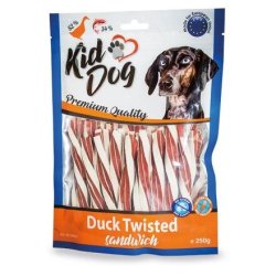 KIDDOG Kachní točený sendvič s treskou 250g