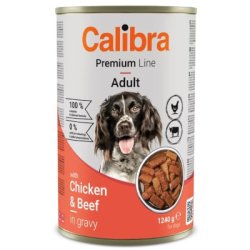 CALIBRA Dog Premium konzerv Csirke & Marha 1240g