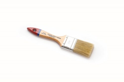 Flat brush - two-colour wooden handle - Brush dimension: 70mm / 15mm / 64mm (š,h,d)