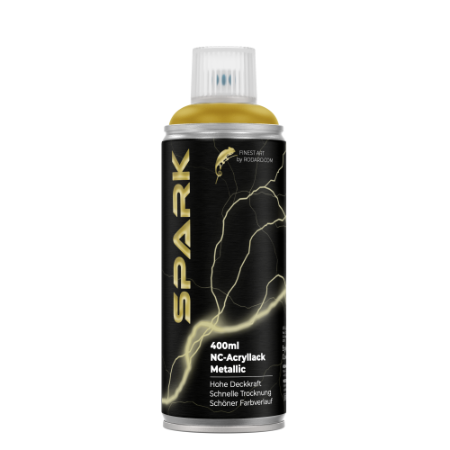 Acryl-Mattsprayfarbe SPARK – goldbronze 400 ml