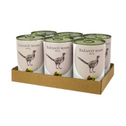 BOHEMIA Fácánhús saját levében 6x400 g