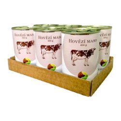 BOHEMIA Hovädzie mäso vo vlastnej šťave 6x400g