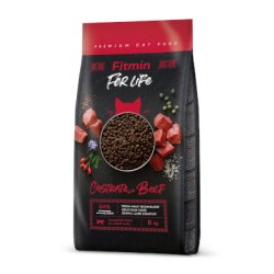 FITMIN For Life cat Castrate Beef 8kg