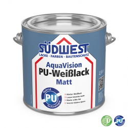 AquaVision® PU-Weißlack matt