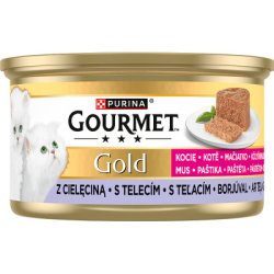 GOURMET Gold Kölyökmacska pástétom borjúhússal 85g