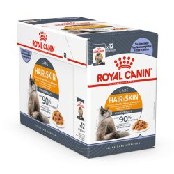 Royal Canin Hair & Skin falatok zselében 12 x 85 g